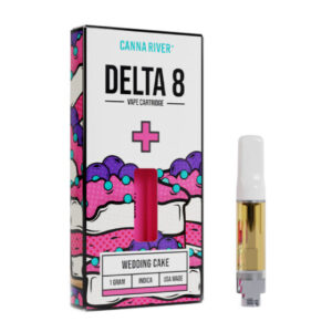 Delta 8 THC Cartridge – Wedding Cake – Indica 1G – Canna River