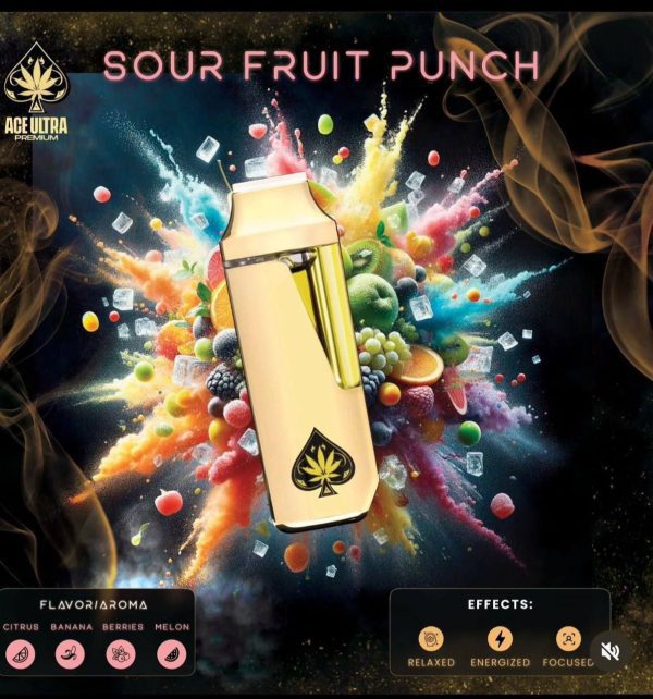 ACES DISPOSABLES SOUR FRUIT PUNCH